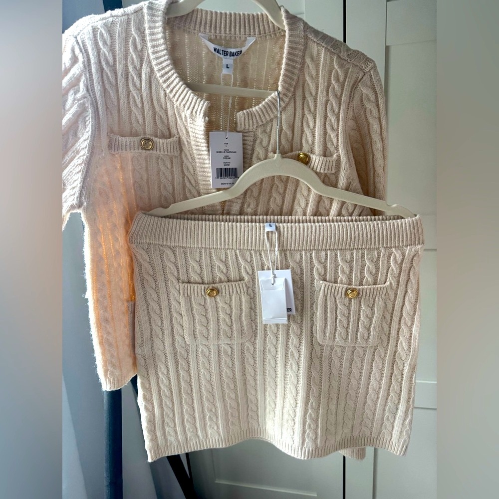 New •Walter Baker Matching Set –  (Size L, Cream)